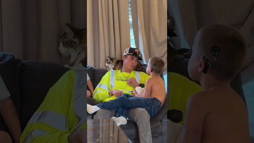 Father son conversations #parenting #signlanguage #deaf #dad #fatherson