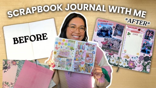 My step-by-step scrapbook journal tutorial ✿ tips, ideas, and journal with me