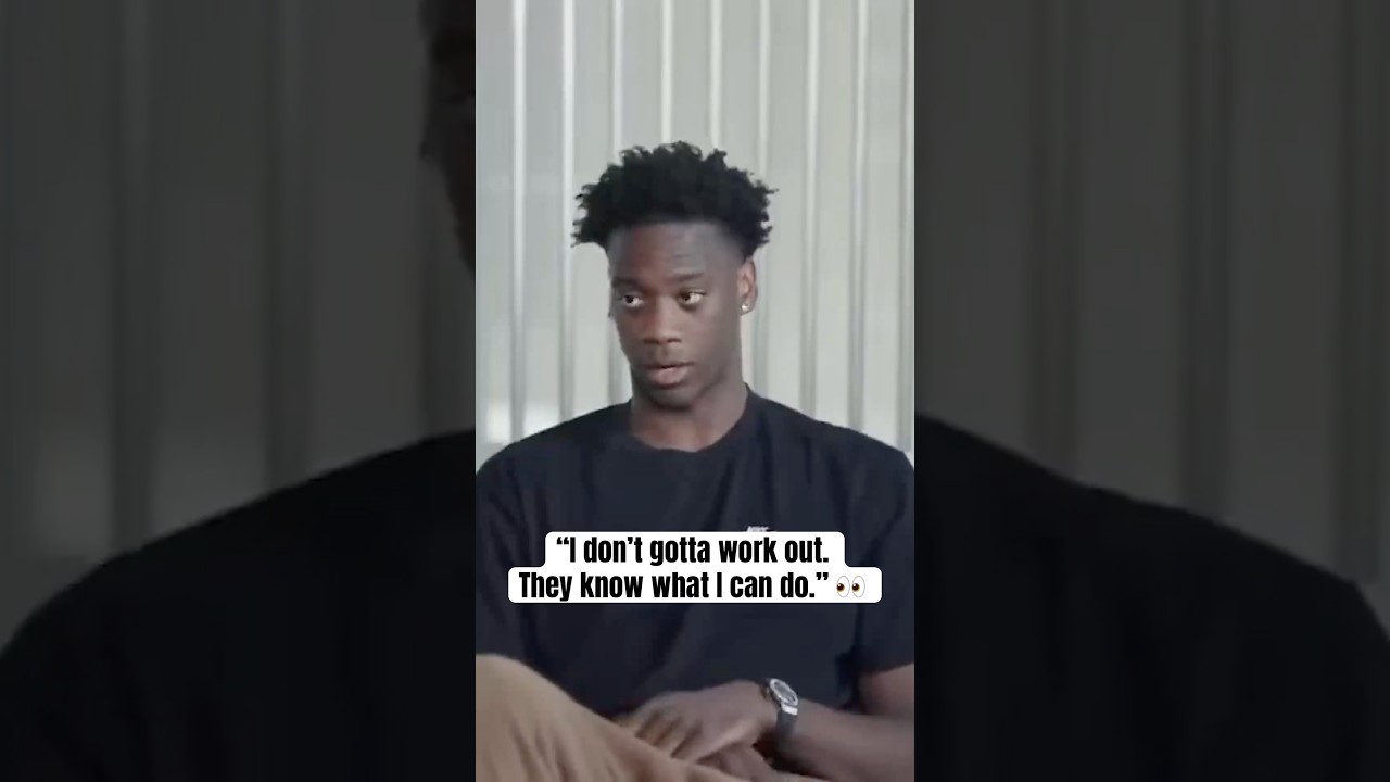 AJ Dybantsa won’t workout for any teams 🧐