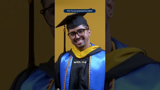POV: You just graduated from SNHU