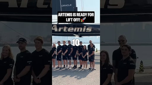 Throwback to our very own Artemis launch! 🚀 #Artemis #SailGP #sailing #racing