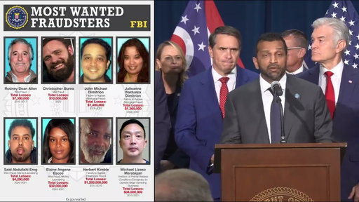 Director Patel Announces FBI's Most Wanted Fraudsters