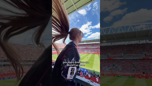 Americans at the World Cup be like 👀 #FIFAWorldCup #ad