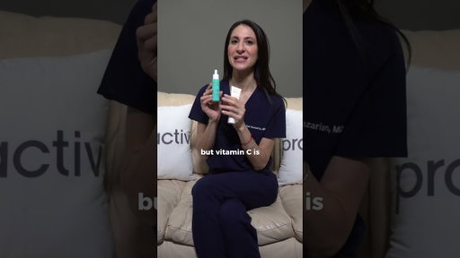 Dr. Nazarian recommends having Vitamin C and SPF in your morning skincare routine!