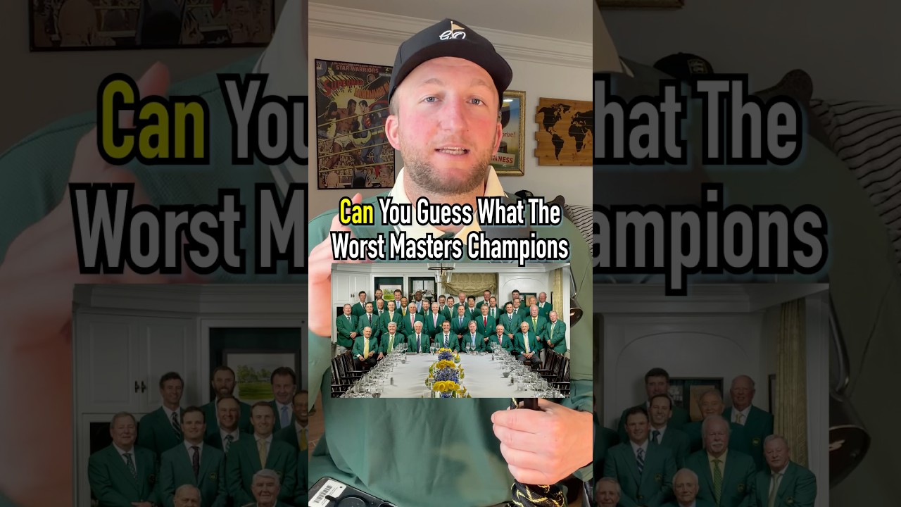Is This The Worst Champions Dinner Menu In Masters History?! #golf #themasters #augustanational