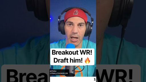 BREAKOUT WR for 2026 Fantasy Football! #fantasyfootball