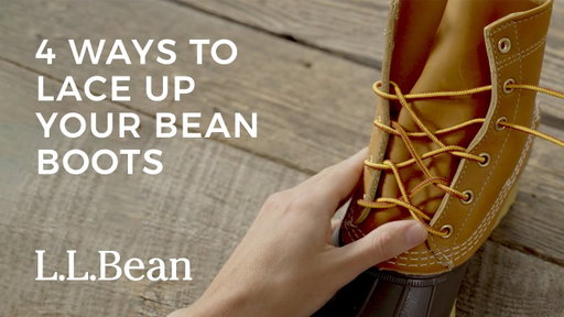 4 Unique Ways to Lace Your Bean Boots