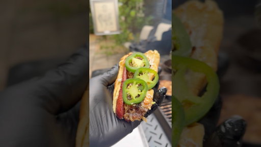 Grilled Seattle Dog’s 🌭 #food #foodie #shorts