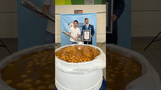 World’s Biggest Serving Of Matzo Ball Soup