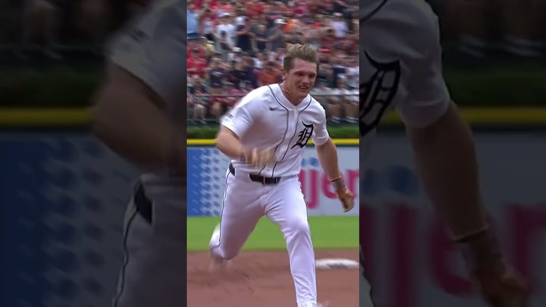 Brett Callahan hit a 2-run triple on the first pitch he saw in his MLB debut😲