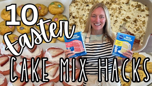 10 Amazing BOX CAKE MIX RECIPES you will want to make for EASTER! | Molly Purcell