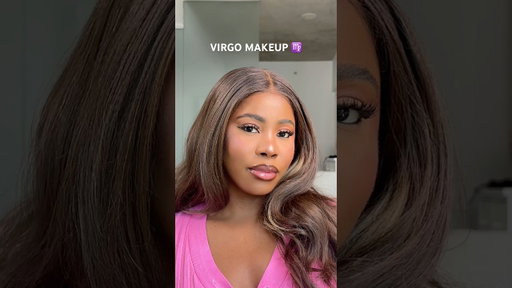 Virgo Makeup?? ♍️ Doing my makeup according to my zodiac sign #virgo #makeuptrends #zodiacsigns #fyp