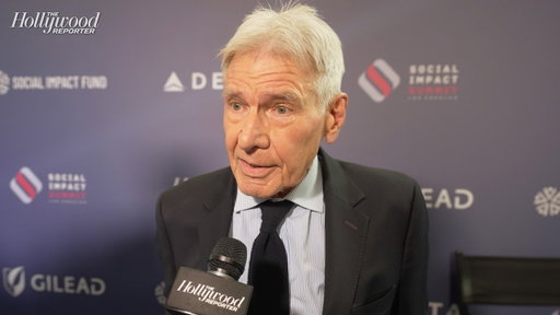 Harrison Ford Celebrates 'Shrinking' Castmate Michael J. Fox at THR's Social Impact Summit