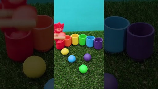 All The Colors Of The Boba Bear! 🌈 Play The CoComelon Color Ball Challenge #kids #shorts