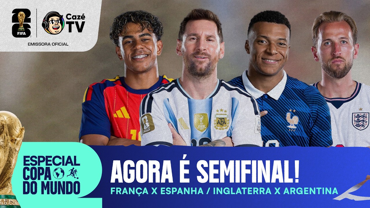 SUPER DEBATE ESPECIAL COPA DO MUNDO #02! ESPANHA X FRANÇA E INGLATERRA X ARGENTINA NAS SEMIFINAIS!