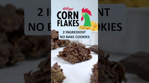 Kellogg's Corn Flakes® 2 Ingredient No Bake Cookies