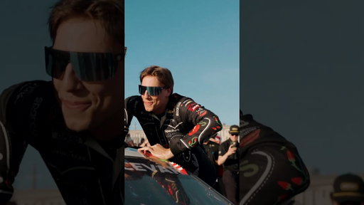 Relive this moment with us. #nascar #carsonhocevar #chilis #talladega