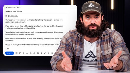 Alex Hormozi's Cold Email Strategy for 2026