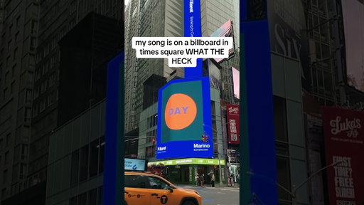 MY SONG IS ON A BILLBOARD?!?