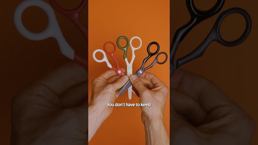 Designing the ideal scissors for crafts.