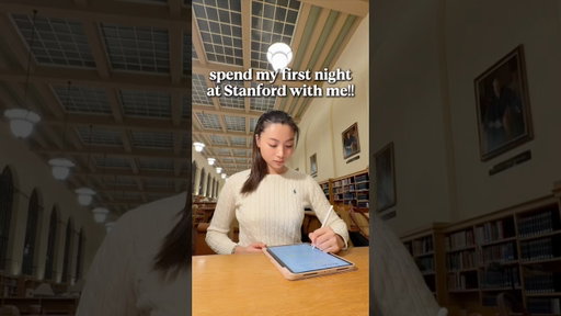 First Night at Stanford! ⭐️ #collegelife #university #stanford #vlog #productivity #study #routine