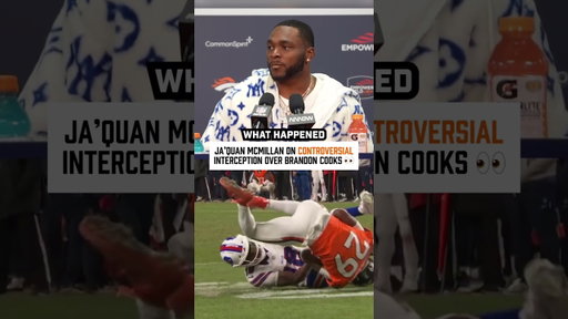 JMAC on Controversial INT Over Brandin Cooks 👀🤷‍♂️