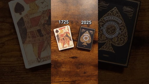 This Is What Shuffling 300 Year Old Playing Cards Looks Like 😳 #asmr #fyp #shuffle #viralvid