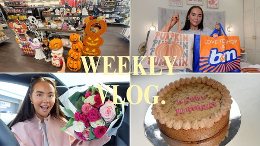 spend a week with me, autumn haul, tk max, b&m, baking