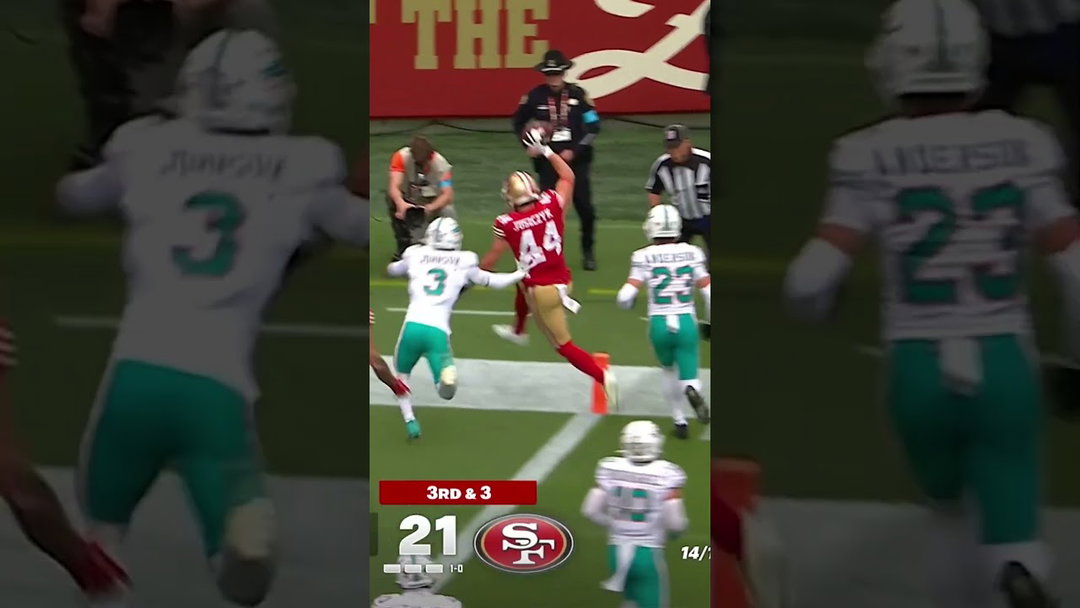 Kyle Juszczyk was fined $14,926 for this celebration against Miami. #NFL