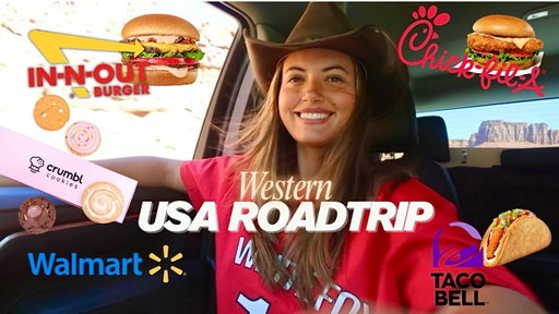 Trying every viral food in the USA!! (Western Roadtrip)