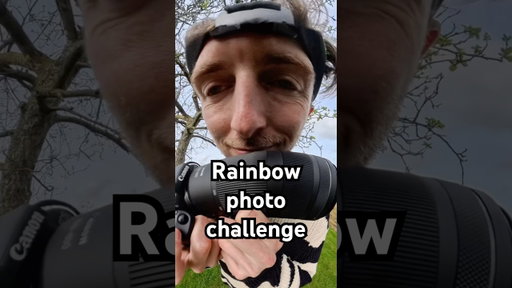 Can I photograph all the colours of the rainbow in my garden?