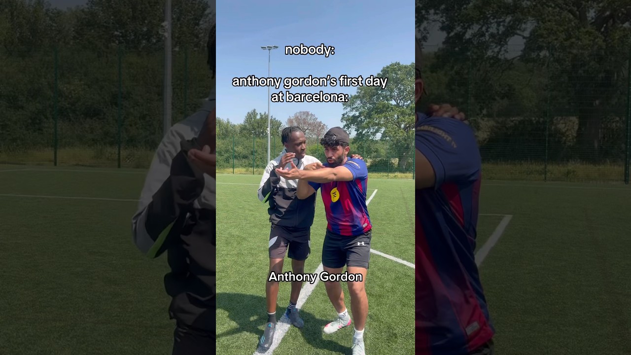 Anthony Gordon’s FIRST DAY At Barcelona