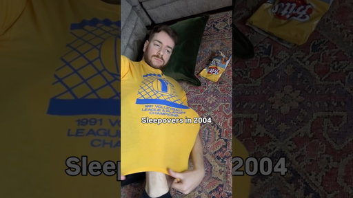 Sleepovers in the 2000s. No blanket, just the want to go home. #nostalgia #millennials