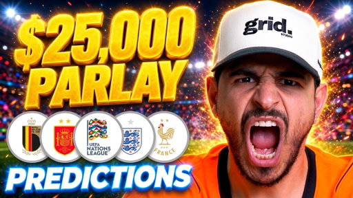 I'm Betting $25,000 on Nations League THIS WEEK! Soccer Best Bets, Tips & Predictions
