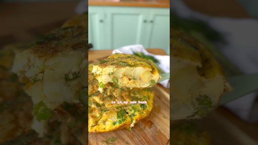 Asparagus, Pea and Potato Frittata