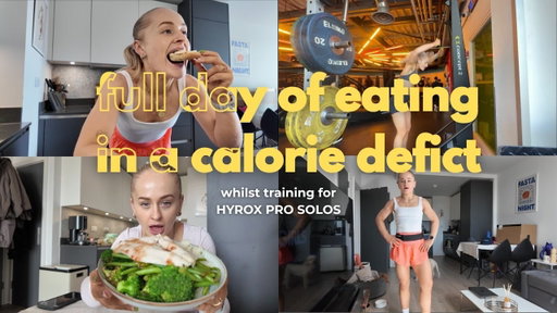 full day of eating in a calorie deficit, packing for barcelona HYROX & wedding admin !!!!