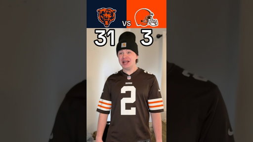 BEARS VS BROWNS RECAP😳🤣🏈 #nfl #football #bears #browns #skit #funny