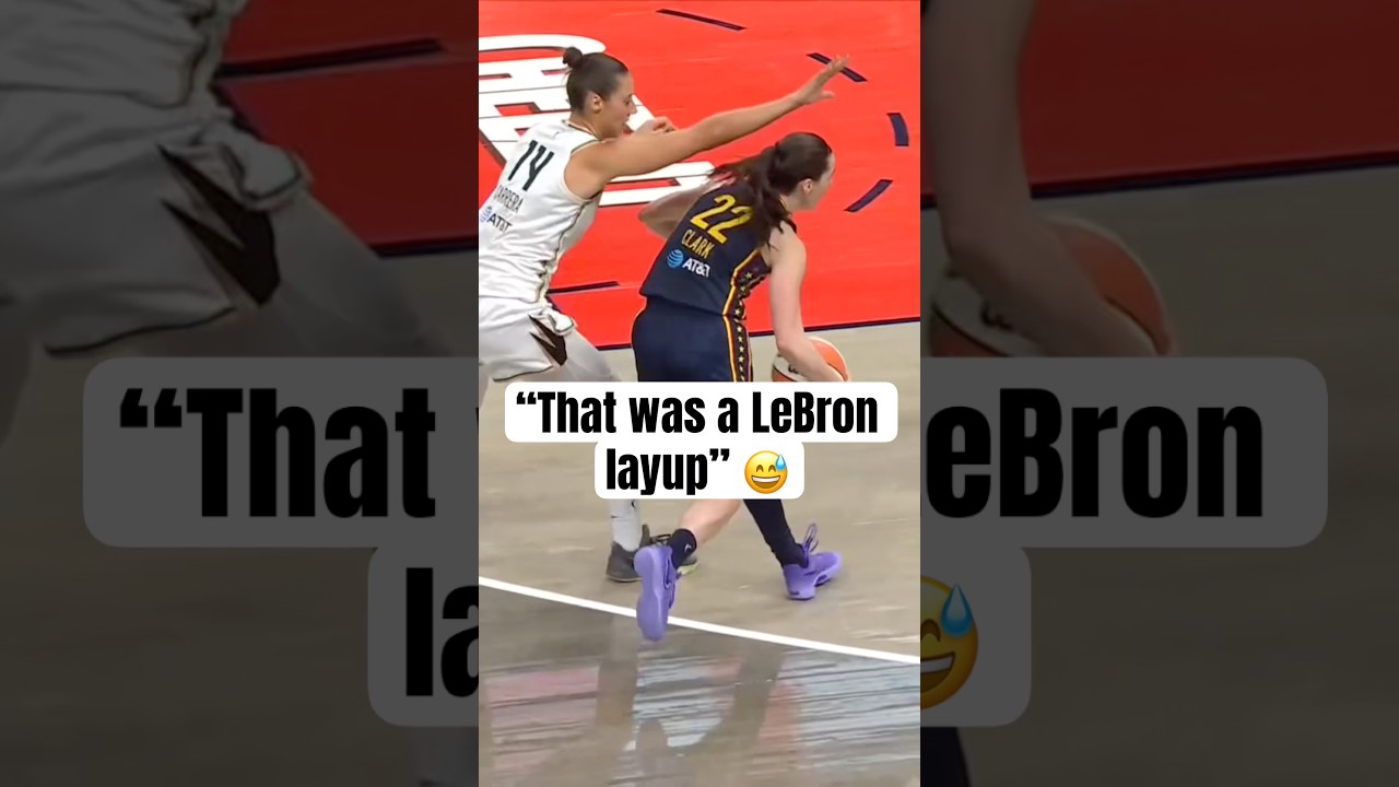 Caitlin Clark was called for a travel here 👀