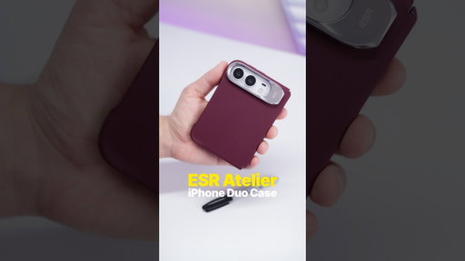 Protect your iPhone Duo! 📱🛡️ ESR Atelier Case + ESR UltraFit Armorite Pro Screen Protector