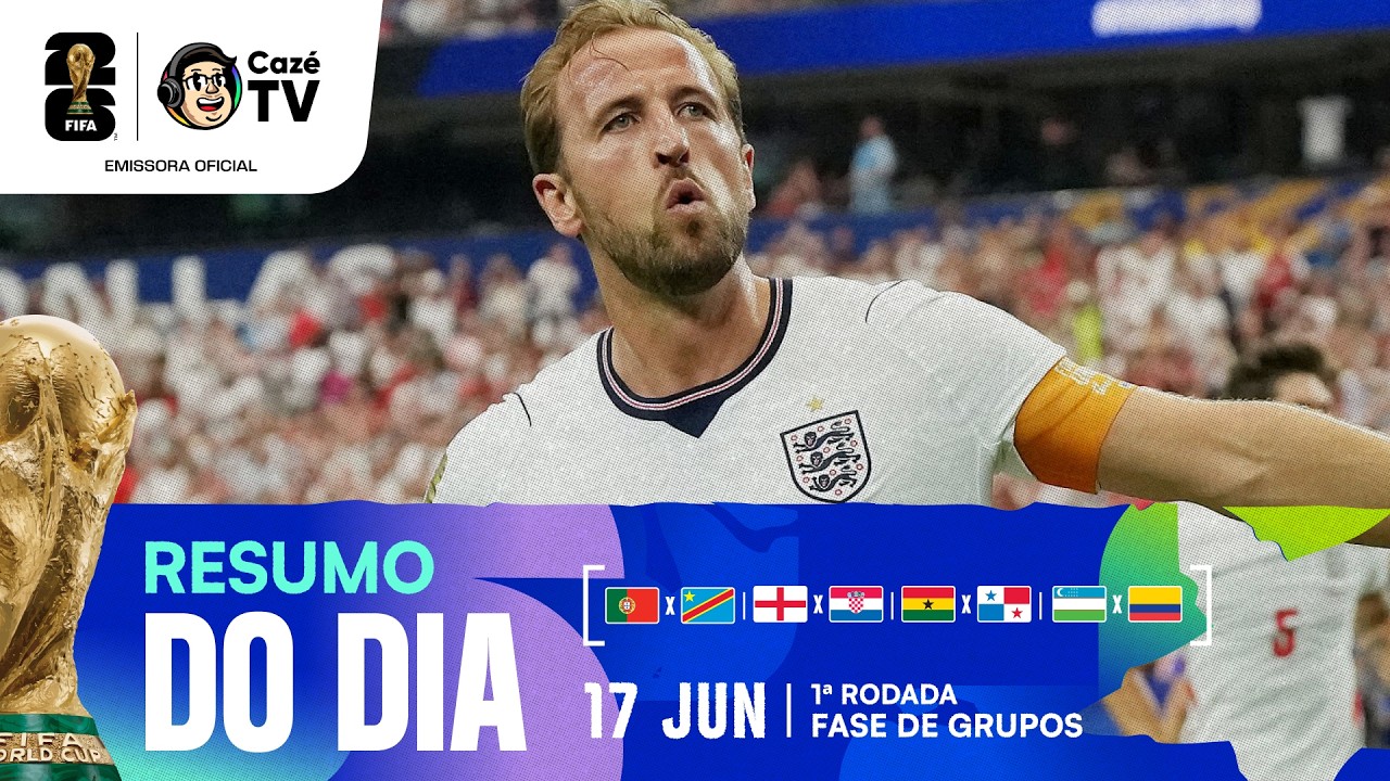 HARRY KANE TAMBÉM CHAMOU A RESPONSABILIDADE | RESUMO DO DIA (17/06) | COPA DO MUNDO