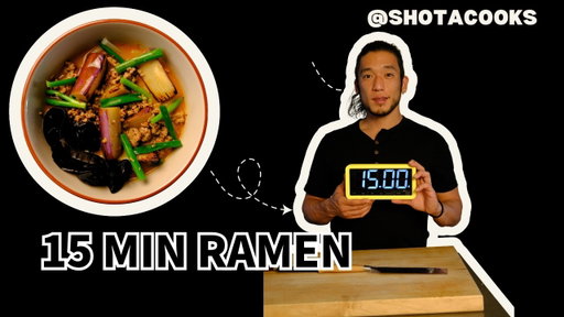 15-MINUTE RAMEN(TANTAN UDON)