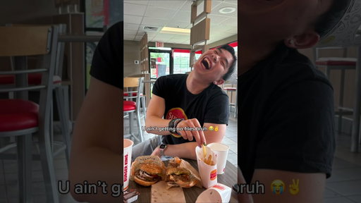 Bro is NOT getting any fries 😂 #funny #adrizzy