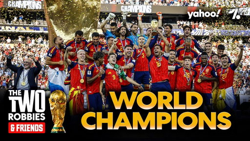 SPAIN REIGN! | We'll miss you MESSI & RONALDO | Team of the Tournament | The Two Robbies & Friends