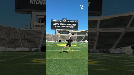 Could they throw farther than an actual NFL QB?? #baseball #mlb #nfl #quarterback #goducks #football