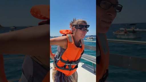 The best boat day #italian #comedy #mom