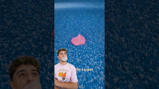 GUM CARPET HACK! @zackdfilms