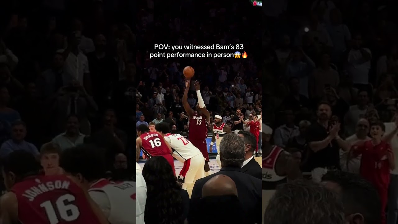 BAM ADEBAYO JUST BROKE KOBE BRYANT’S SINGLE GAME SCORING RECORD🔥 #fyp #aau #madehoops #bamadebayo