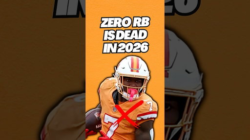 Zero RB Won't Work in 2026
