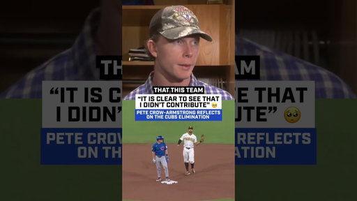 Pete Crow-Armstrong on Cubs’ TOUGH Season Ending 😔