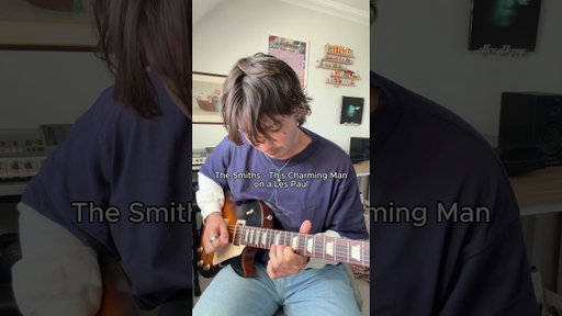 Playing iconic guitar riffs on the ‘wrong’ guitars 🎸 #guitarriffs #fender #gibson